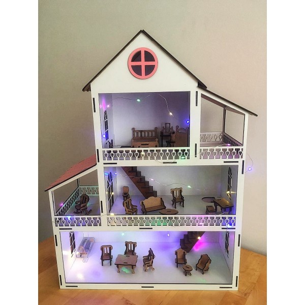 KAMPANYA Ahşap Oyuncak Oyun Evi